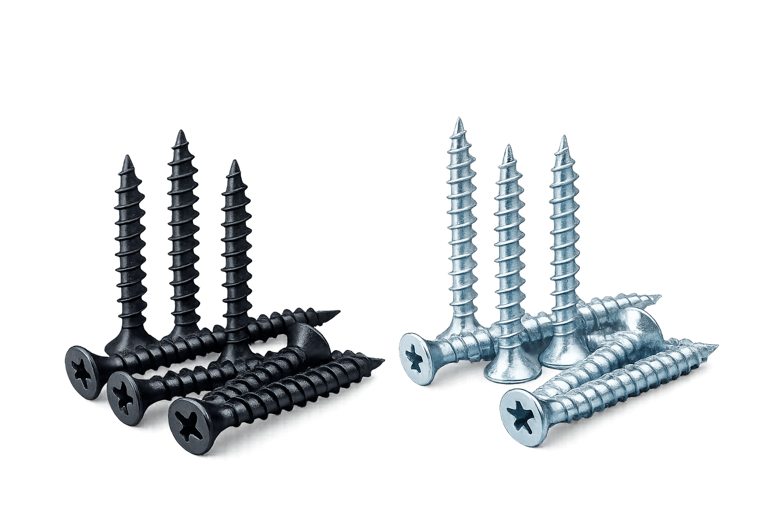 Black Zinc and Zinc Drywall Screws