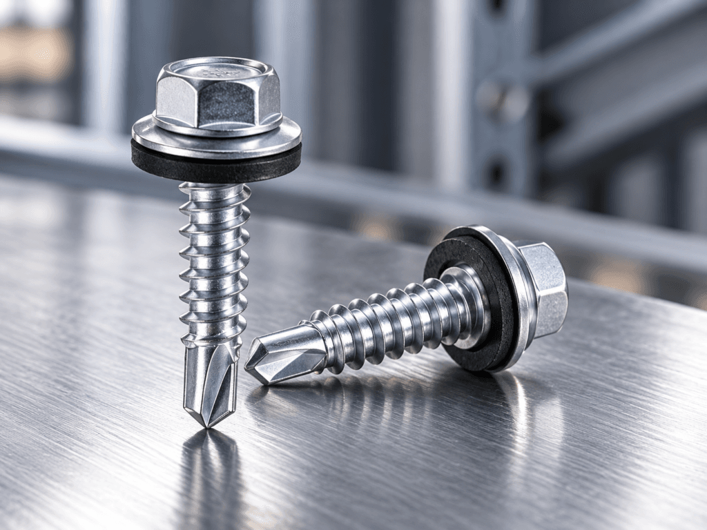 Self-drilling screws for metal sheets, steel framing and roofing applications